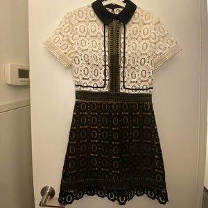 COPY - black and white 
Self-portrait dress